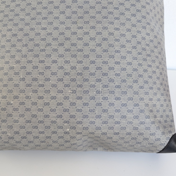 💚 Gucci Vintage GG Mini Monogram Canvas Large Tote Shoulder Bag VTG - Picture 8 of 16